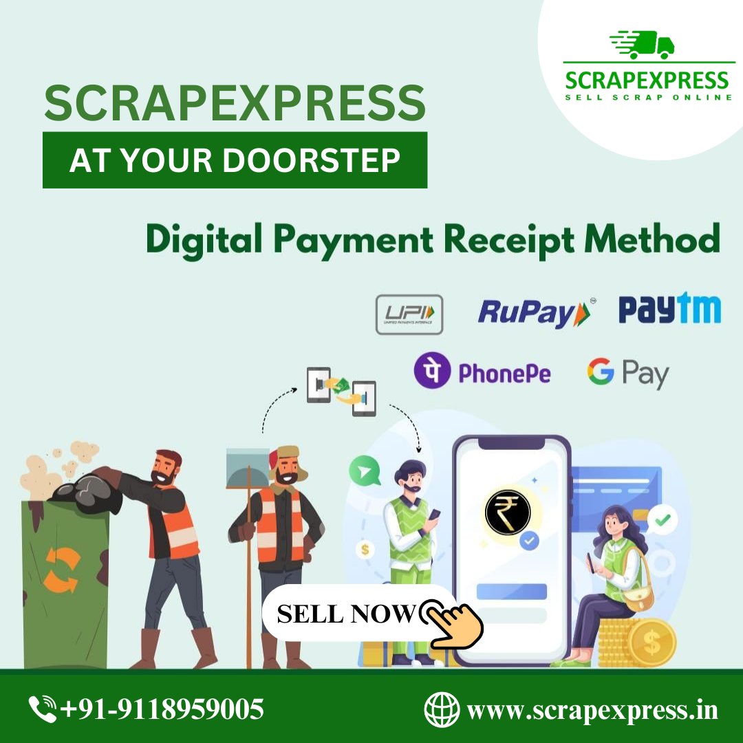 💸 Your convenience, your choice! 📲 You can now settle your payments through various modes, be it PhonePe, Paytm, Google Pay, and more! 

Call : 9118959005
Visit : scrapexpresss.in

#EasyPayments #ConvenienceFirst #ScrapExpressPayments #DigitalTransactions #SecurePayments