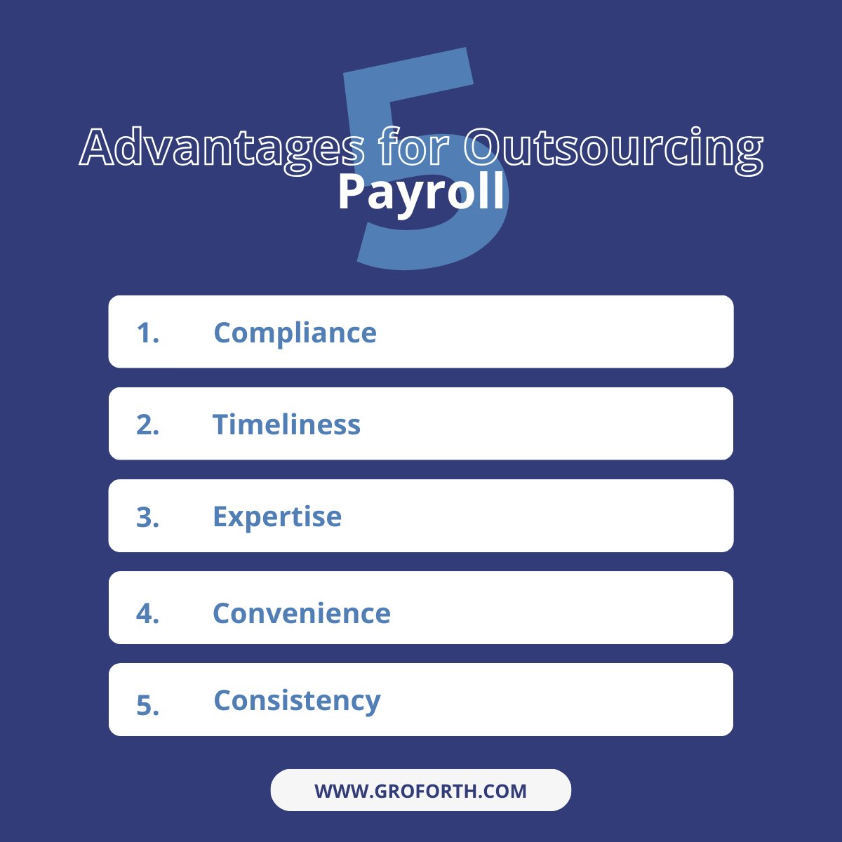 GroForth's tweet image. ✔ Struggling with payroll submissions?
✔Confused about tax credits?

GroForth provide reliable, efficient payroll support for sole traders, limited companies, entrepreneurial start-ups and SMEs.

Contact info@groforth.com to arrange a call.