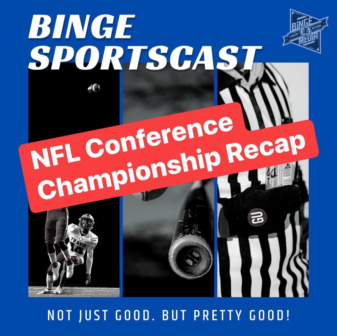 BingeMedia's tweet photo. NFL Conference Championship Recap!
Available wherever you get your podcasts! https://t.co/9WnQGuRxhc