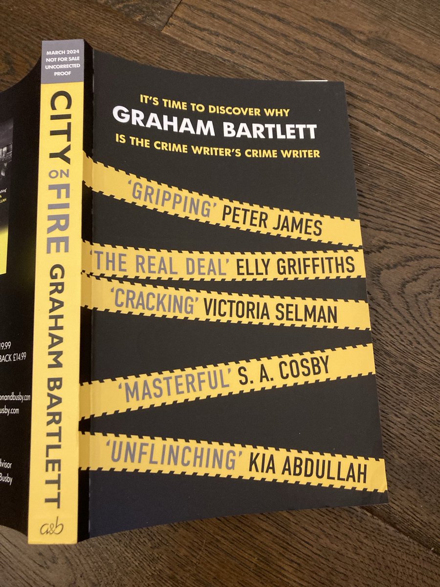 fionamsharp's tweet photo. Having loved #BadForGood I’m delighted to receive #ForceOfHate & #CityOnFire. Thank you @gbpoliceadvisor @AllisonandBusby see you in @wstonesdurham 10am Saturday 16 March. https://t.co/7SAjHq0RxQ