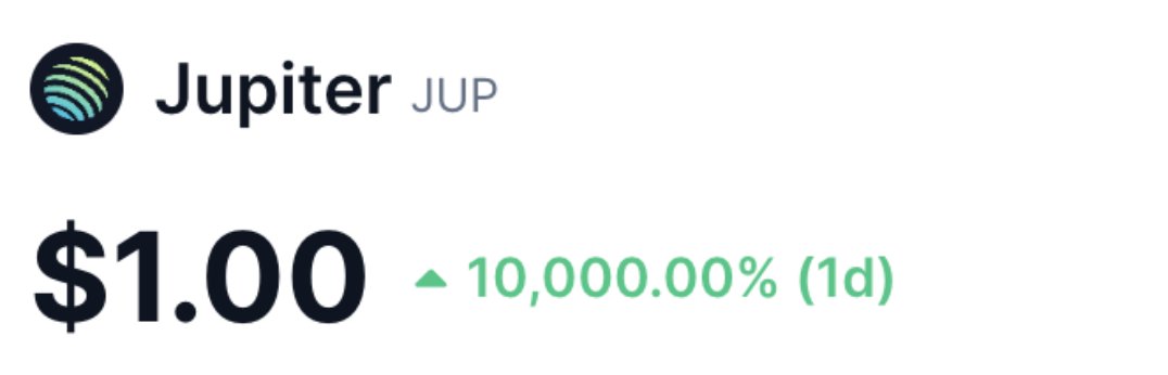 Guess the price of $JUP in 24 hours from now, for a chance to win 500 $JUP 🔥