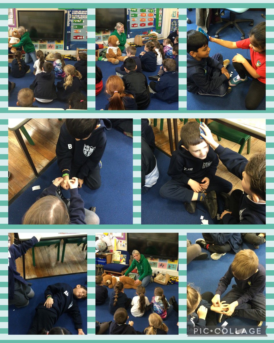HighfieldBolton's tweet photo. Year 2 enjoyed learning all about First Aid this morning. 🩹🤕 https://t.co/veZWtDGxT1