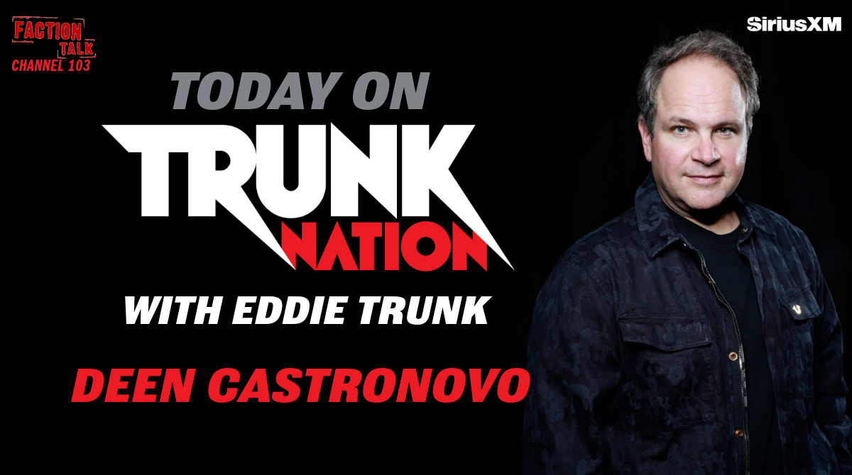 Today on #TrunkNation - <a href="/EddieTrunk/">Eddie Trunk</a> chats w/<a href="/DeenTheDrummer/">Deen Castronovo</a> about <a href="/RevoSaintsPage/">Revolution Saints</a> upcoming record, #AgainstTheWinds, <a href="/JourneyOfficial/">JOURNEY</a>'s upcoming #FreedomTour &amp; much more! Catch it live on <a href="/factiontalkxl/">Faction Talk XL</a> from 3-5pET or listen anytime on the <a href="/SIRIUSXM/">SiriusXM</a> app: siriusxm.us/factiontalk