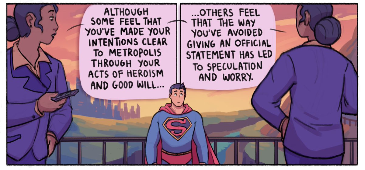 WIP! ✨Definitely being extra with this Superman and Lois comic but I'm liking it~ 