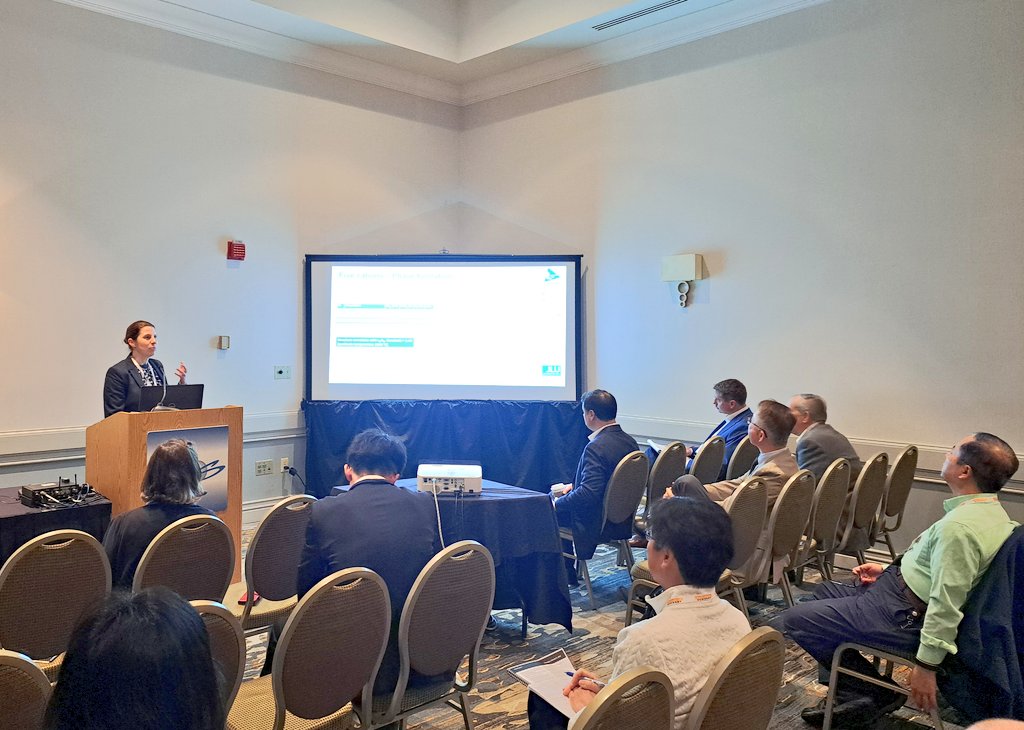 Wonderful start of the third <a href="/ACerSNews/">ACerS</a> conference day! <a href="/MarenL_13/">MarenL</a> is giving a great talk on high entropy materials. 
#ICACC2024 
#WomenInSTEM