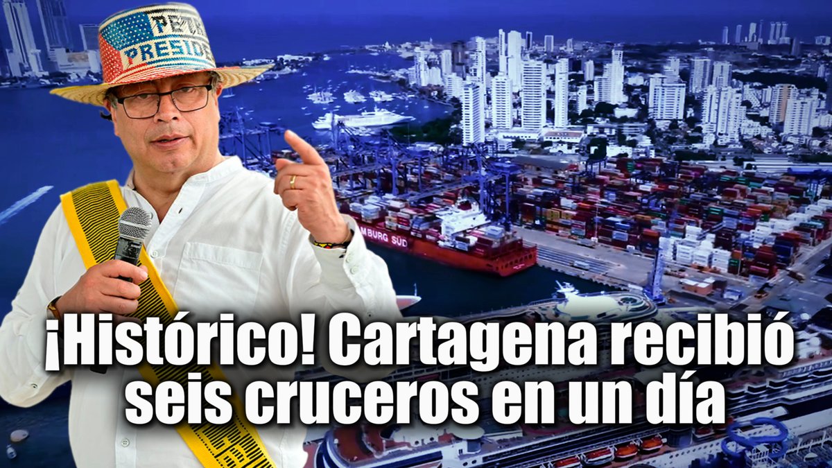 giroprogresista's tweet photo. 🛑🎥¡Histórico! Cartagena recibió seis cruceros en un día, estableciendo nuevo récord turístico👇👇#Cartagena #RécordTurístico #FCCA #BREA #StadAmsterdam #CelebrityConstellation #NorwegianBliss #GrandeurOfTheSeas #Zaandam #StarPride #ElPaísDeLaBelleza
https://t.co/rYcFaNdlqu https://t.co/T2J2YyMKdE