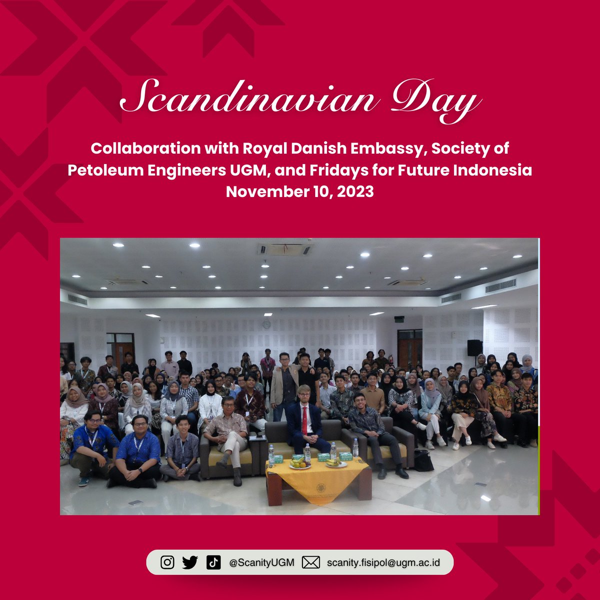 ScanityUGM's tweet photo. #scanityugm #ugm #scandinavia
_____________________________________
Follow our social media for more updates!
Instagram: @scanityugm
Twitter: @ScanityUGM
LinkedIn : Scanity UGM
Website: https://t.co/4Ye3dX2h7Q https://t.co/4jCvbVQskR