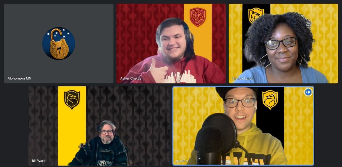 AlohomoraMN's tweet photo. Episode 392 is out in the world, looking at Chapter 25 of Goblet of Fire, "The Egg and the Eye." Special thanks to our guest, Bill, for joining us on this episode! #OutGuestsAreTheBest#harrypotterfan #harrypotterpodcast #harrypotterfandom #potterheads #harrypotterislife https://t.co/sHH2h08kzc