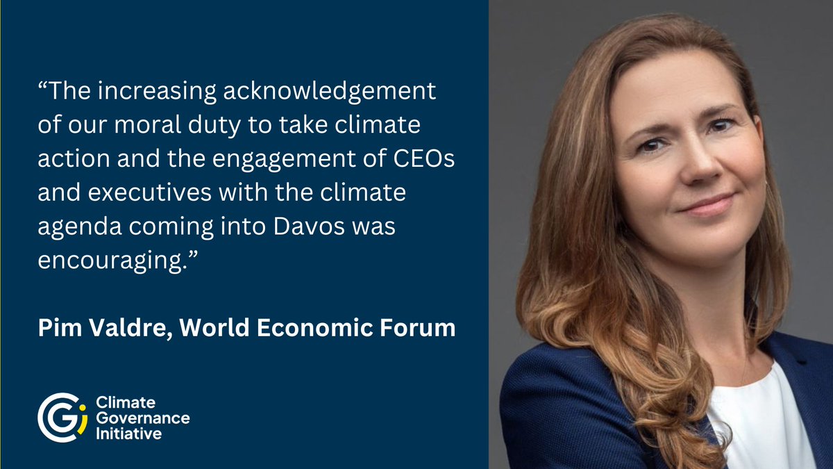 What are the key developments from #WEF24 that board directors should know?

<a href="/pimjai6/">pim valdre</a>, Head of Climate Ambition Initiatives at <a href="/wef/">World Economic Forum</a> analyses discussions on climate &amp; nature at #Davos and how they will impact board directors in a guest blog here 👉 bit.ly/3vXxlnV