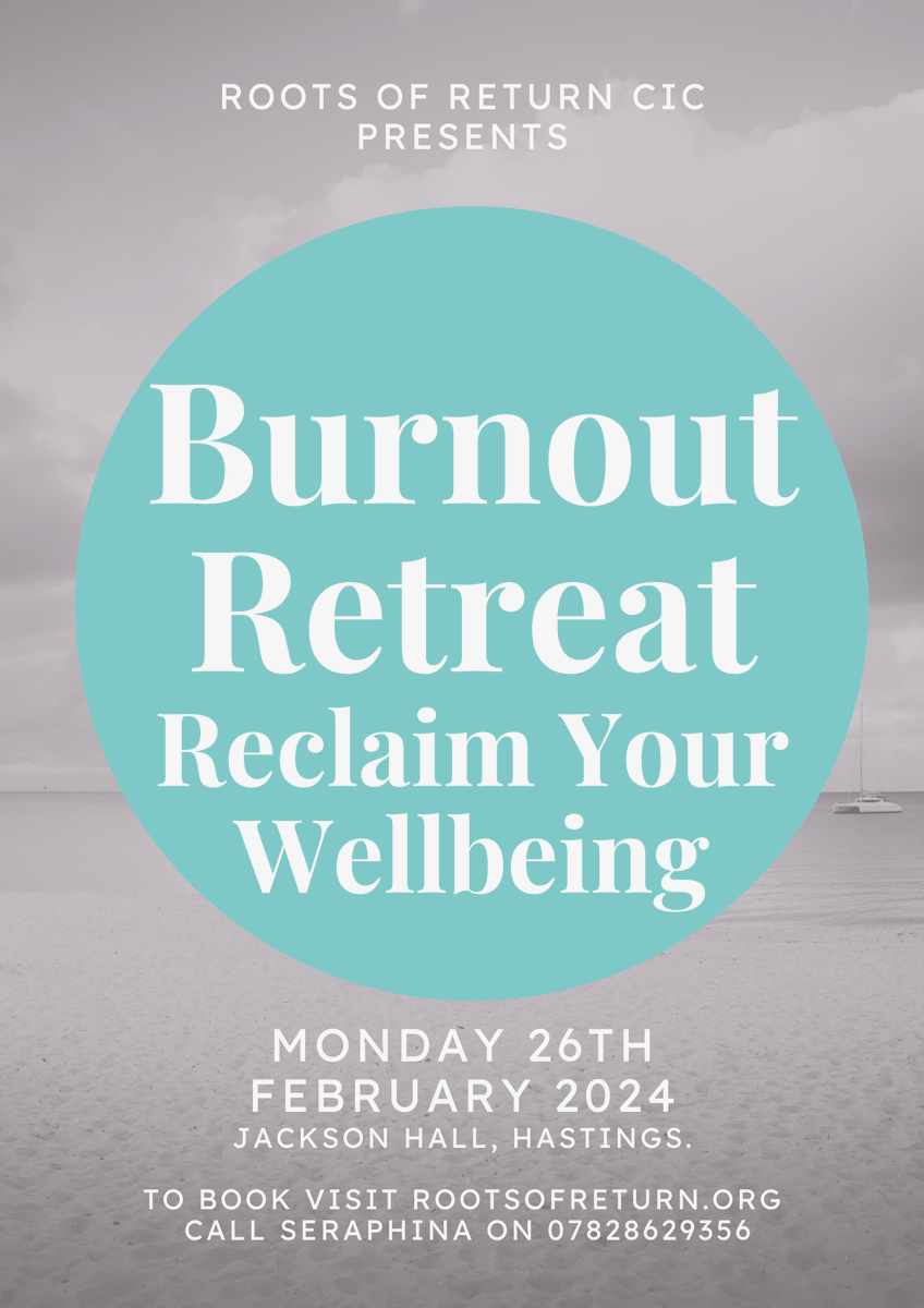 Opportunity: Burnout Retreat Day HVA Members, Roots of Return CIC, are running a Burnout Retreat day at Jackson Hall on Mon 26th Feb. This experiential and embodied day will explore what burnout is, its causes and how to prevent it. Find out more at: bookwhen.com/seraphinabianc…