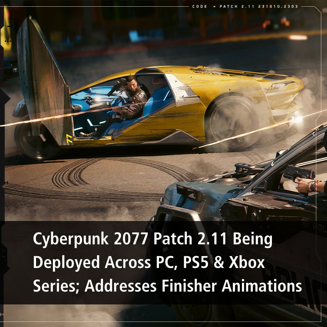 Cyberpunk 2077' Releases on PS5 and Xbox Series X/S