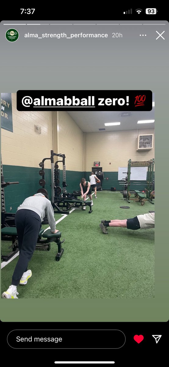 coachbush's tweet photo. Congrats to @Alma_boysbball on their win vs. our rival last night! For those of you that say “can you believe they lift on game day?” This team is 7-0 in conference. You better watch out for those teams that are fully bought in!
#A⬆️ @alma_strength https://t.co/PRY906INsx