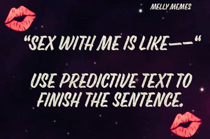 WhereTrueLoveIs's tweet image. #justforfun #predictivetext