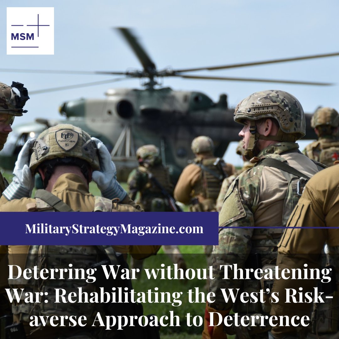 Adding to the debate concerning why #NATO failed to deter #Russia’s full-scale invasion of #Ukraine in February 2022, while offering an alternative to the West’s risk-averse approach to deterrence. A must-read article by Prof. @AJEchevarriaII of @us_awc and the Editor of