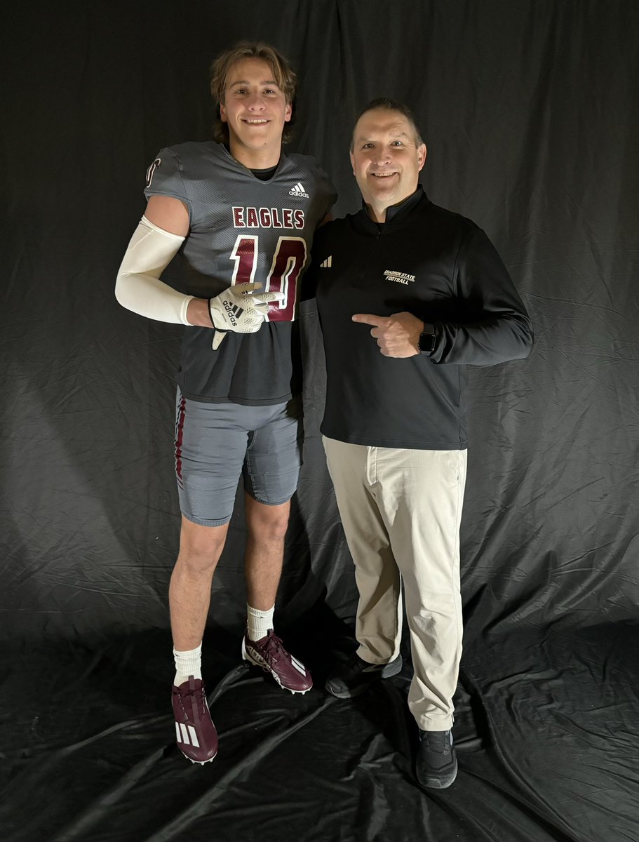parker schwarting (@pschwarting10) on Twitter photo After months of recruitment and hard work I’m proud to announce my commitment for the next 4-5 years to <a href="/CSCFootball/">Chadron State Football</a> go eagles! 🦅. <a href="/Coach_DeSanti/">Coach DeSanti</a> <a href="/micahsmith6/">Coach Smith</a> After months of recruitment and hard work I’m proud to announce my commitment for the next 4-5 years to <a href="/CSCFootball/">Chadron State Football</a> go eagles! 🦅. <a href="/Coach_DeSanti/">Coach DeSanti</a> <a href="/micahsmith6/">Coach Smith</a>