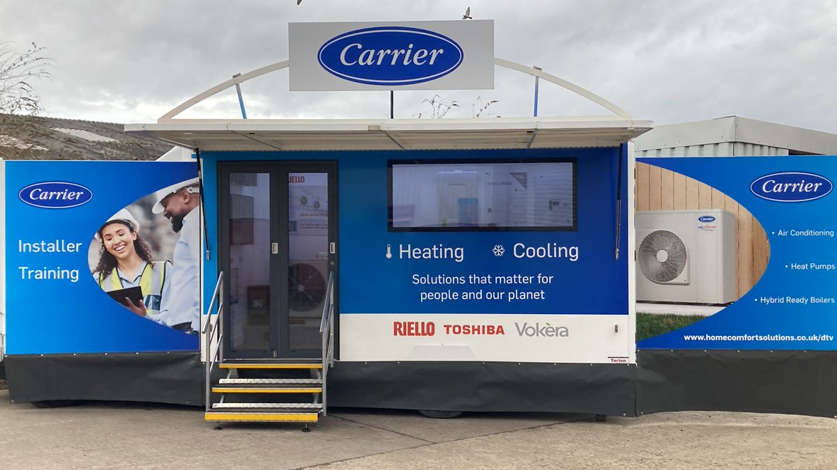VokeraByRiello's tweet image. @fozzie40 is making moves with our Demo &amp;amp; Training Vehicle in Sheffield! 🚀

Experience the latest and greatest innovations from Carrier, including Riello and Toshiba Air Conditioning products

Find out when we&apos;ll be in your area: vokera.co.uk/trade-professi…
#TradeEvent #DemoVehicle