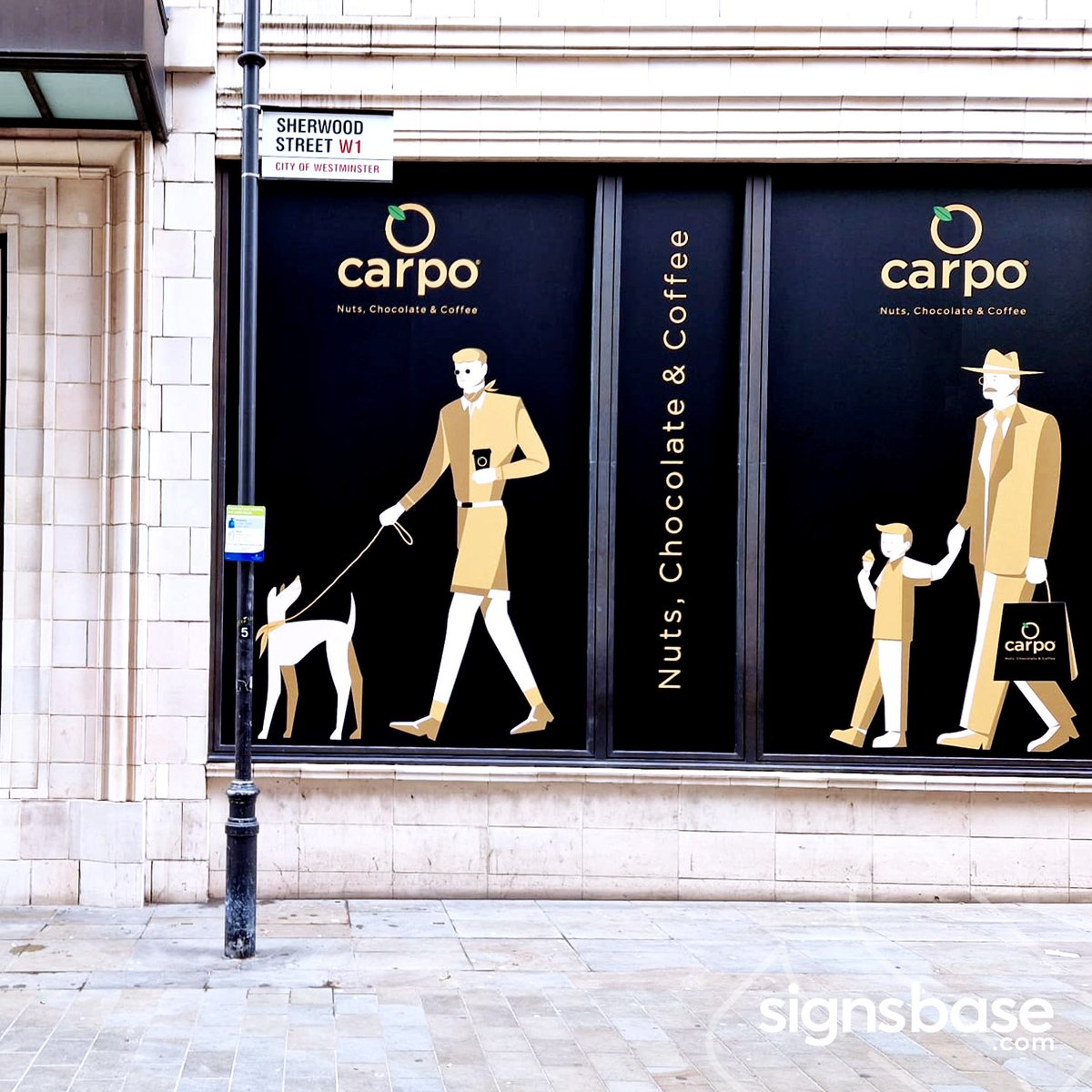 signsbase's tweet image. Check out this project we completed for Carpo, using supplied artwork we manufactured and installed these temporary window graphics at various locations across London. Coffee anyone?

#signage #windowvinyl #londonsignage