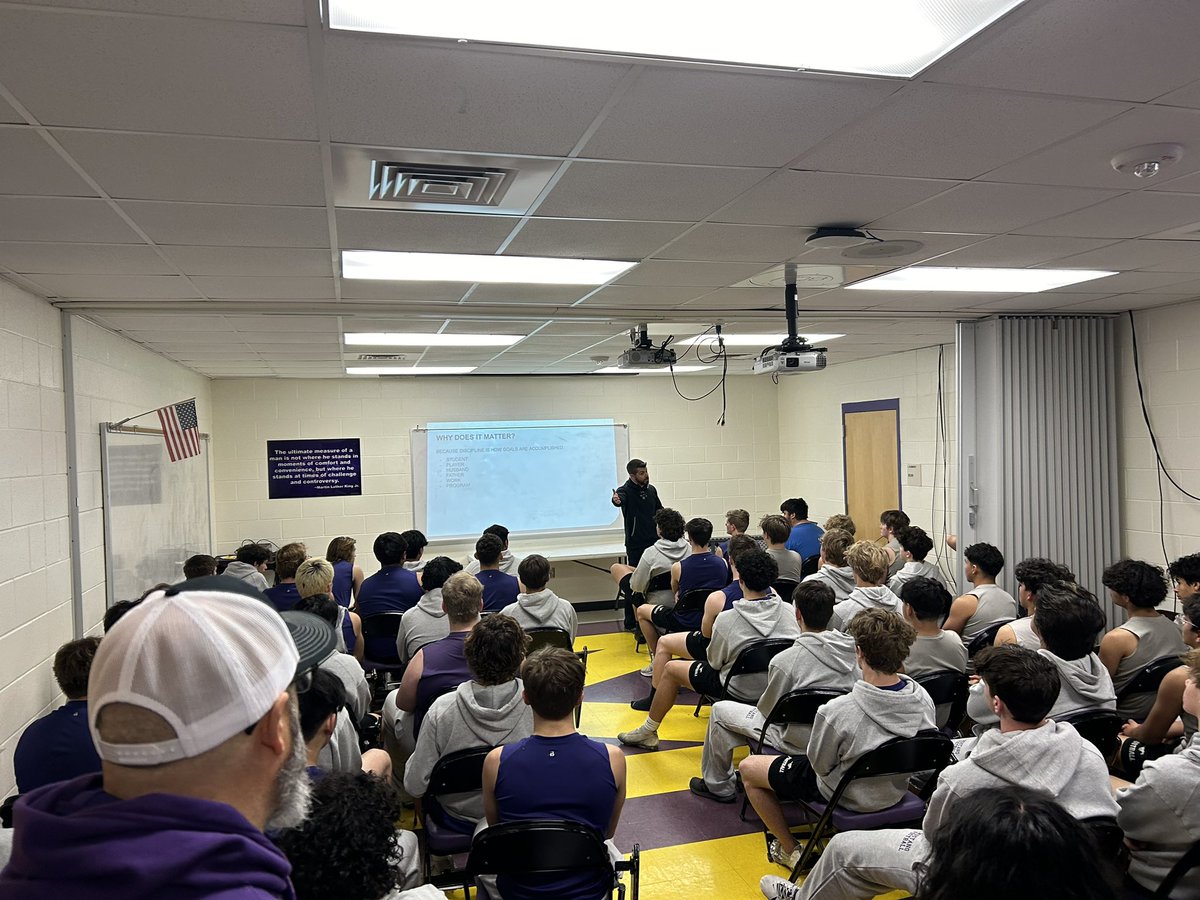 Early morning work, then Character from Coach Silva.  Discipline.  Love watching our Coaches teach our kids passionately about our Pillars.