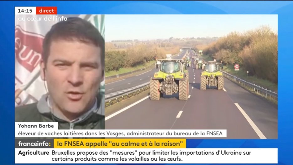🔴Sur <a href="/franceinfo/">franceinfo</a> | 🎙️"Le discours de politique générale de <a href="/GabrielAttal/">Gabriel Attal</a> ne nous a pas rassuré. Il n’y a pas encore d’engagement pour les agriculteurs ou la #souveraineté. Si les négociations ont lieu à Matignon, il est important d’être aussi sur le terrain" rappelle