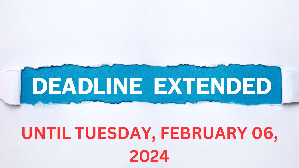 Abstract submission deadline extended to Tuesday, February 6, 23:59 hrs CET (no exceptions). Last chance to submit an abstract for inclusion in the programme of #eshg2024 #hybridconference! More information on: 2024.eshg.org/abstracts/ #genetics #genomics