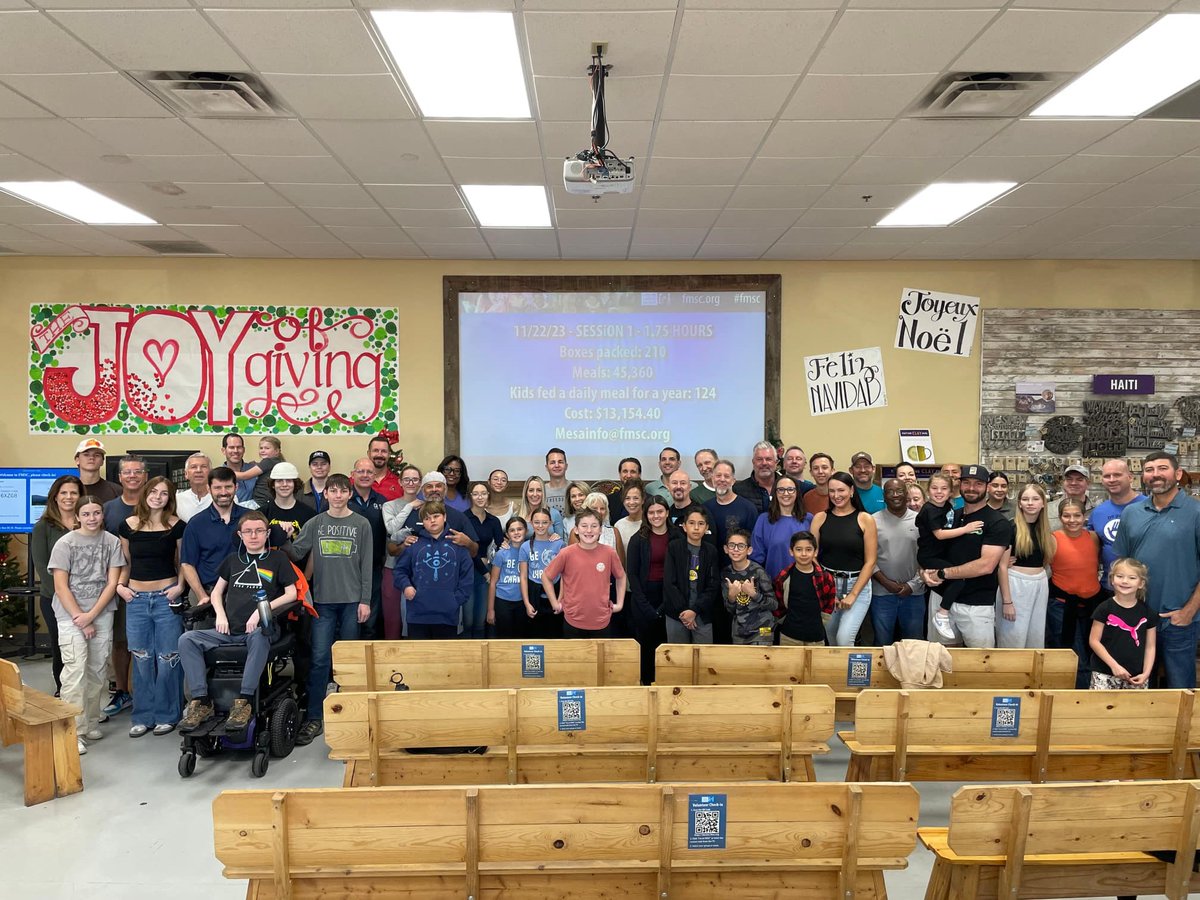 LifeAtNetApp's tweet image. In Arizona, @NetApp employees, partners, customers, and family members joined forces for the annual “Feed My Starving Children” event. Together, volunteers packed 210 boxes of food, creating 45,360 nutritious meals for children around the globe.

#NetAppServes #LifeatNetApp