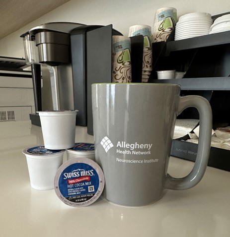ahnneuroscience's tweet photo. To celebrate #NationalHotChocolate day, make yourself a nice cup of hot chocolate in your favorite mug. https://t.co/GiSFwg5M4J