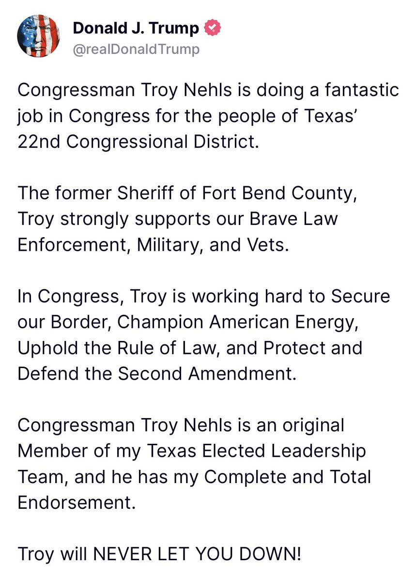 Troy Nehls tweet media