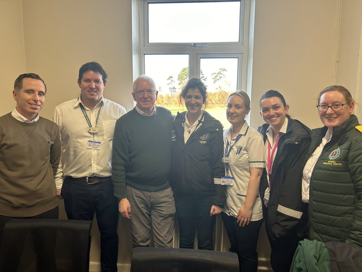On behalf of everyone in <a href="/AmbulanceNAS/">National Ambulance Service 🇮🇪🚑</a>, a big thank you to  <a href="/lawrence_kenna/">Lawrence Kenna</a> for all of his hard work in the development of Pathfinder nationwide. We wish him every success as he leaves NAS for a second time and returns to college to study caring  for older people.  Thank you. 👌