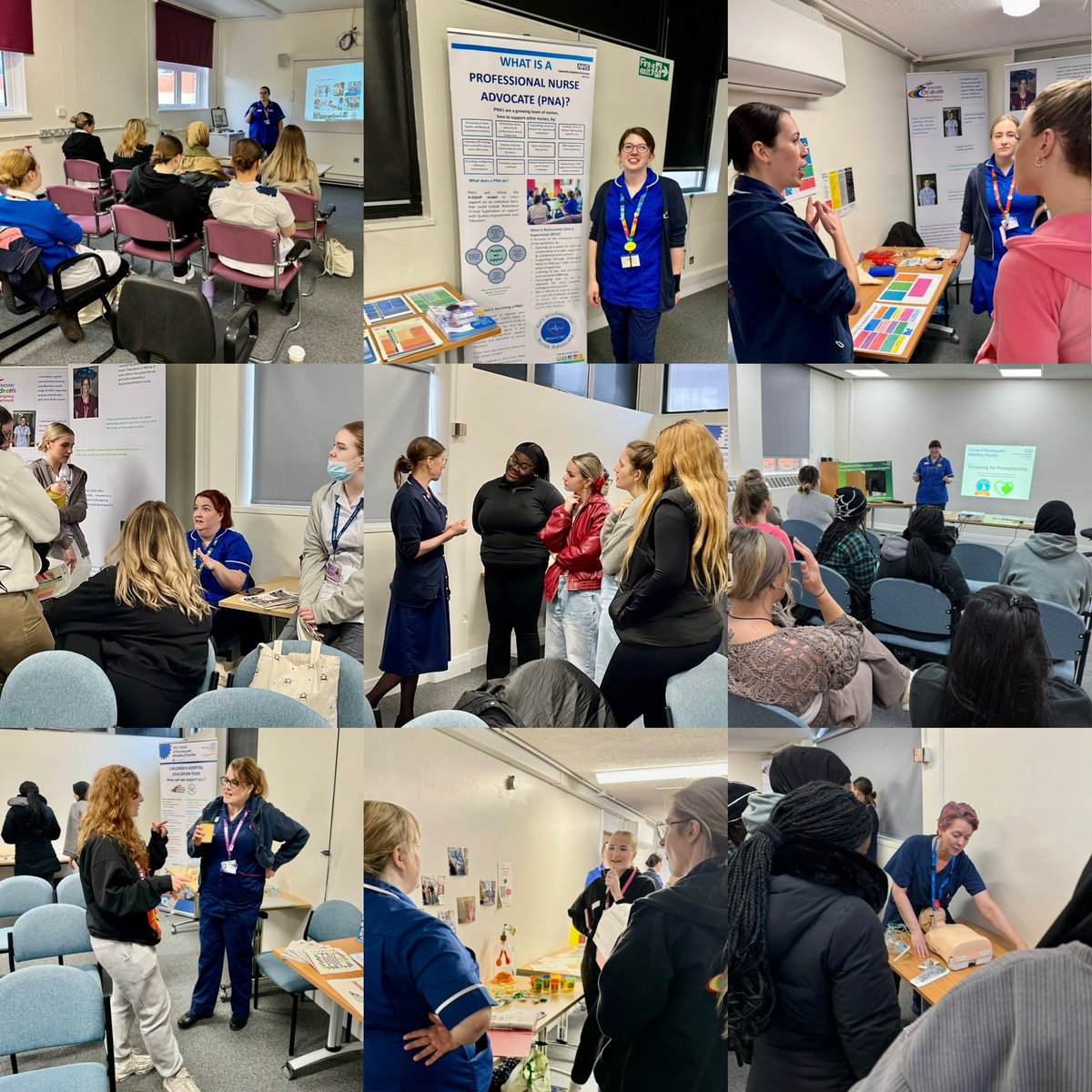 A huge thank you to all involved in helping pull this very successful Career Event together for our final year students 🤩@DMU_Nur_Mid @LeicsNursing #careerhall #employability #recruitment #uhlpreceptorship