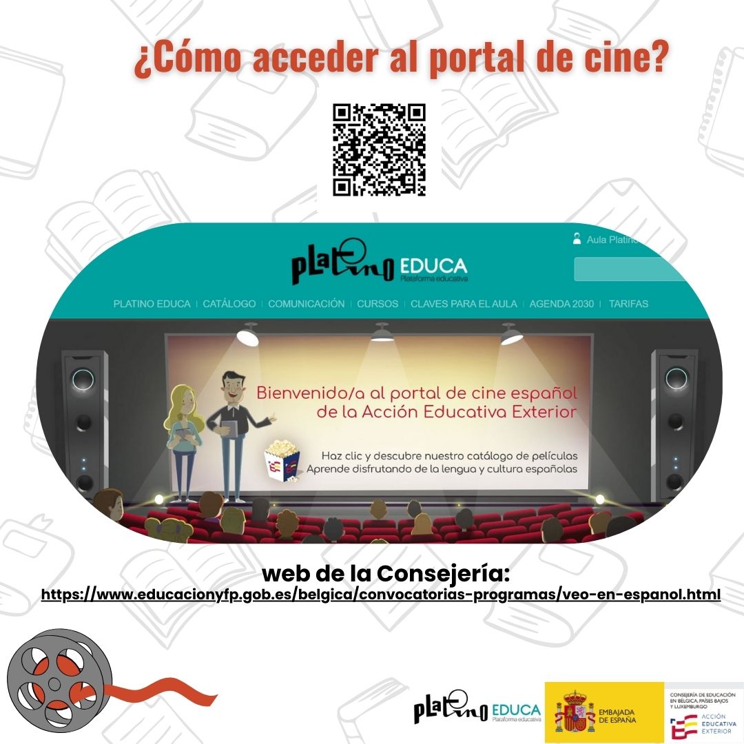EduBenelux's tweet photo. 📆LLega el mes de febrero y con él nuestras recomendaciones desde @PlatinoEduca y #veoenespañol para llevar el cine en #español al aula.
¡Educa en valores y disfruta del 🎞️!
#recursosele
#profesdeELE
#enseñanzaespañol https://t.co/SviFHEuJcA