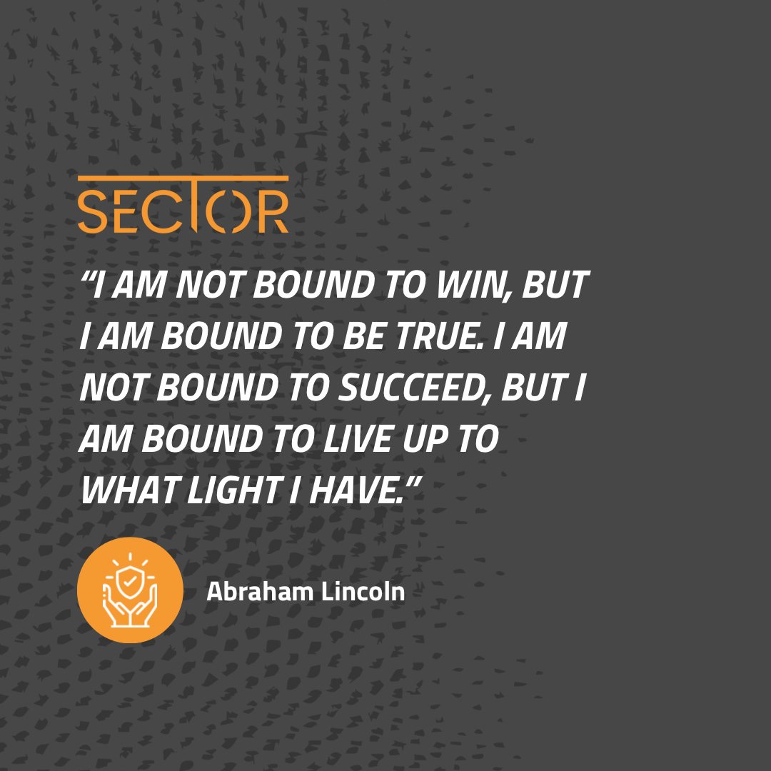 SectorGear1's tweet photo. Wise words by good ole Abe. 

In our industry, integrity and trust are non-negotiable. We're on a mission to uphold the standards we've set, valuing honesty and transparency in every aspect of our work. https://t.co/n3K74WrJDC