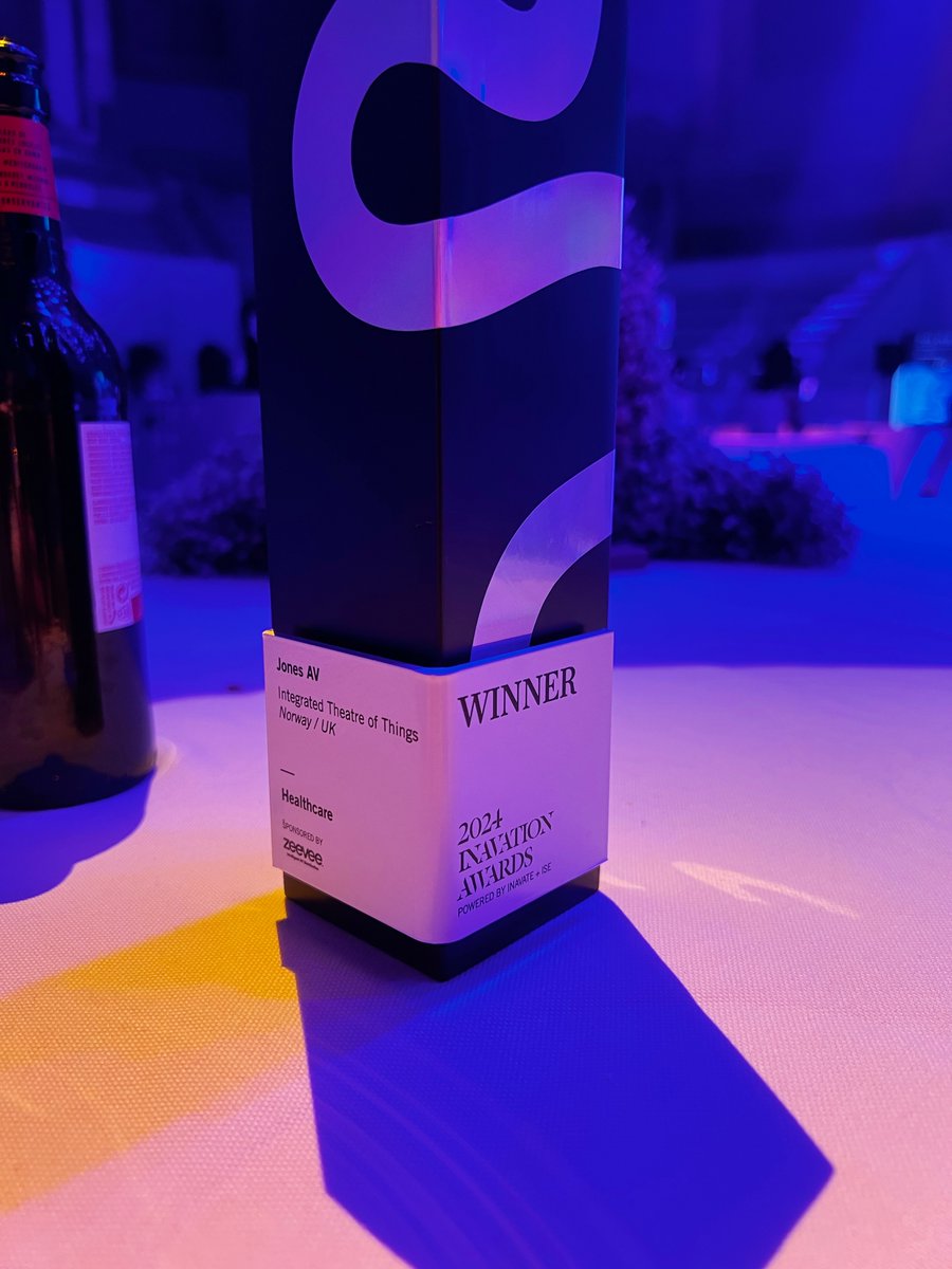 Congratulations to #JonesAV on their well-deserved #InavationAwards2024 win!

They won the Healthcare Project of the Year award for their work on the most energy-efficient operating theatre integration technology.

Find out more here ➡️ jonesav.net/index.html

<a href="/inavate/">Inavate Magazine</a>