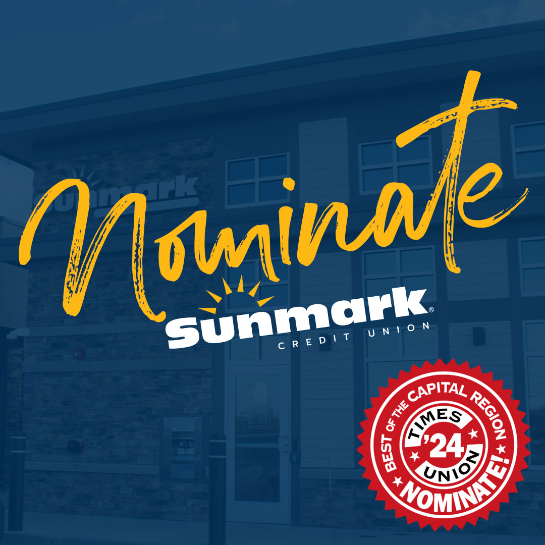 📣We need YOUR help!

Today and tomorrow, nominate Sunmark Credit Union in the "Best Banks/Credit Unions" category of the Times Union's 2024 Best of the Capital Region!

NOMINATE HERE ⬇⬇
timesunion.com/bestof2024/#/g…