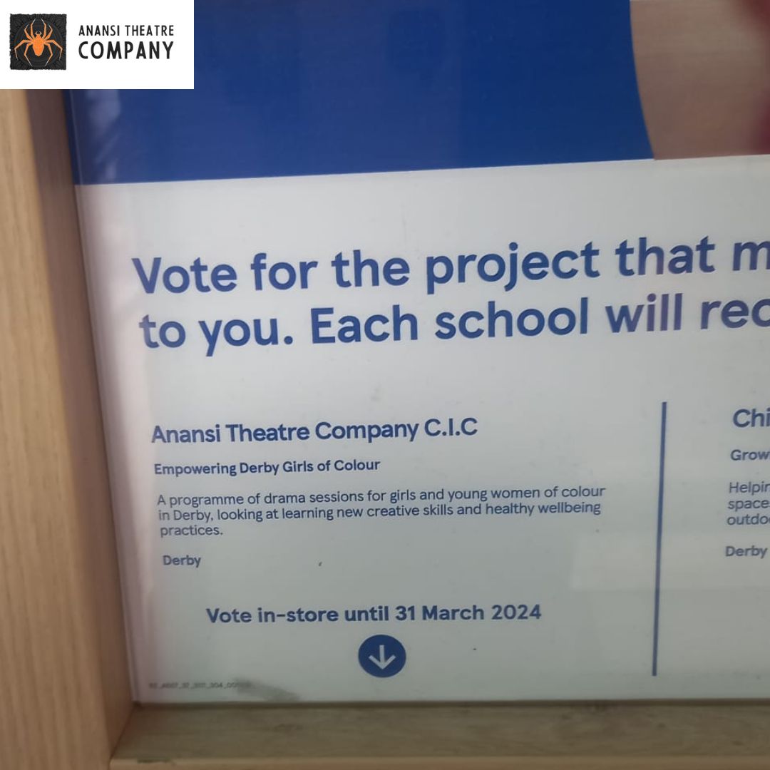Catch us in your local <a href="/tescofood/">Tesco Food</a> 🤩 we have been
chosen as one of the in-store Community grants to 
vote for! 🙌

The project with the highest number of votes across 
the region will win a grant to support community 
projects! For us this will our Drama Sessions.🎭