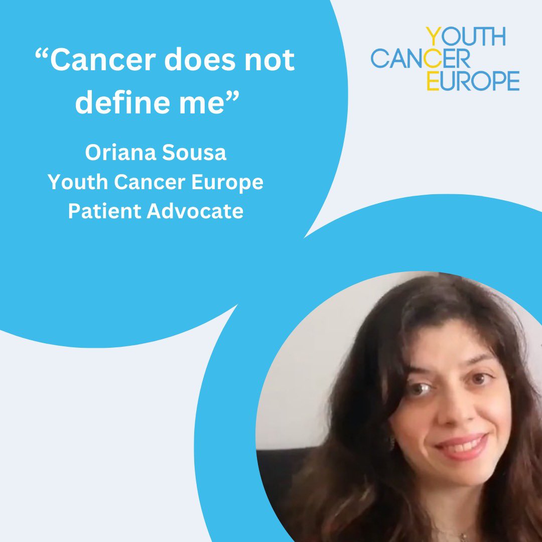 🗣️ “Cancer does not define me” - a powerful statement by @OrianaSousa3, YCE’s patient advocate