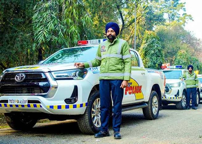 Punjab Police gets new 121 Toyota Hilux in their fleet for road safety