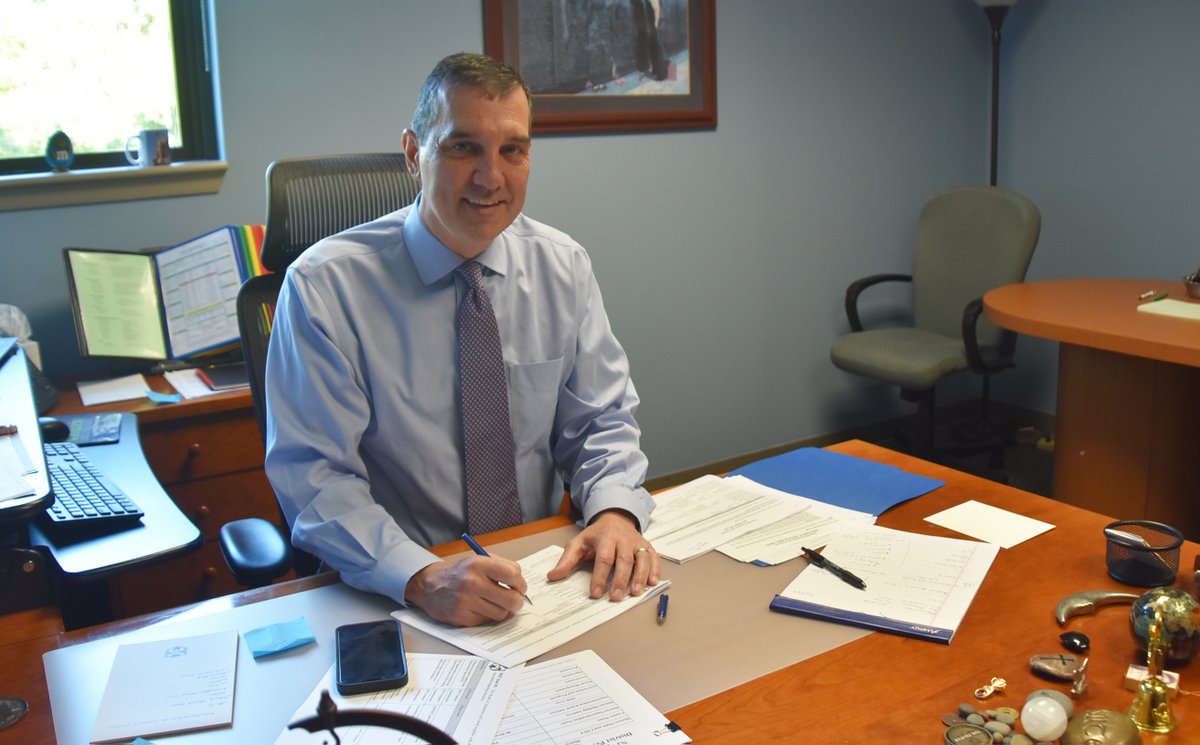 Behind the Scenes! Superintendent Dr. Thomas Gorman talks with the many staff members who help faculty &amp; administrators provide students with an outstanding educational environment. Read Superintendent's Column, January 2024:
montville.net/page/superinte…