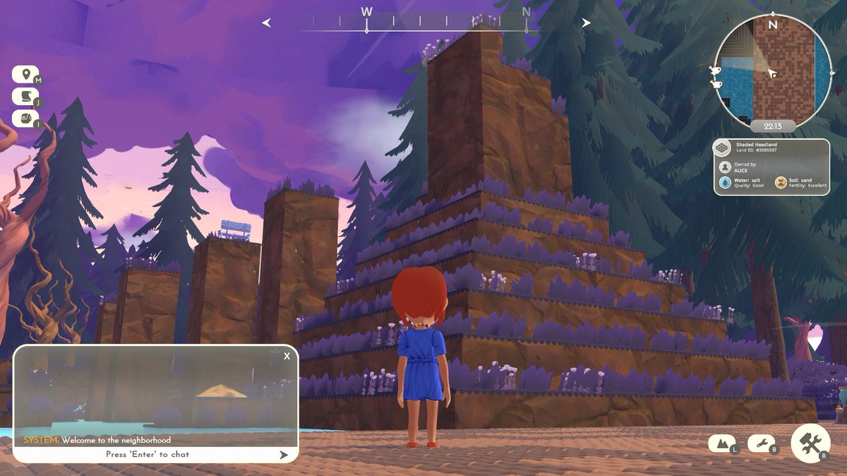 jjqkimo's tweet photo. Land ID No. #3085597
Discord Username:dear_dosi_citizen_nft
Tallest building in the whole world! Can you jump to the last pillar? I put a plant on the last pillar, and whoever can sing on it, I will provide 5 $ALICE as a reward.
#MNAEntry #LandCustomization #MyNeighborAlice https://t.co/uQ4yONJ4Nj