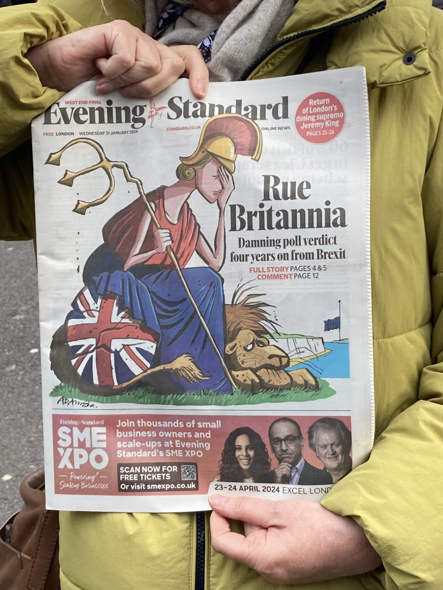 💔🇬🇧🇪🇺💔🇬🇧🇪🇺💔🇬🇧🇪🇺
Tonight’s Evening Standard

#BrexitDisaster #brexitlies #BrexitReality