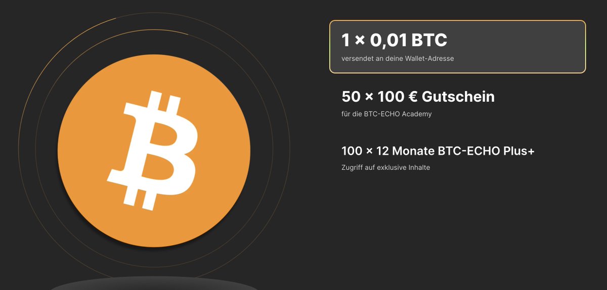 Thorwallet's tweet image. 🚨THORWallet community your chance to win 0.01 $BTC and $100 in $TGT
 
Fill out the review and select @THORWalletDEX as your favourite wallet. Add a screenshot in the comments and retweet this tweet. Three winners will be picked for $100 in $TGT each. 

👉btc-echo.de/reviews/commun…