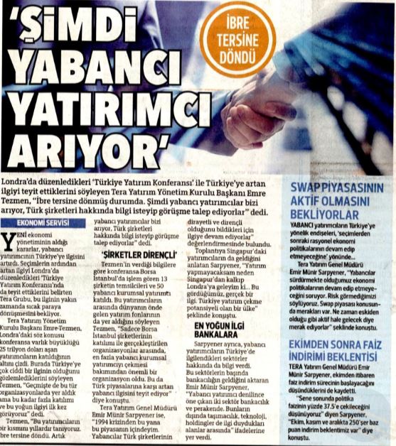 terayatirim's tweet photo. Tera Yatırım A.Ş. Yönetim Kurulu Başkanı Sayın Emre Tezmen, Hürriyet Gazetesi'nde yayımlanan açıklamalarında, Türkiye finans piyasalarına yönelik yabancı yatırımcı ilgisindeki artışa ilişkin önemli değerlendirmelerde bulunmuştur.

(Kaynak: Hürriyet Gazetesi - 30.01.24)

#finans #borsa #bist #yabancisermaye #yabanciyatirimci #EmreTezmen #borsagundem #ekonomi #ekonomihaberleri #hurriyet