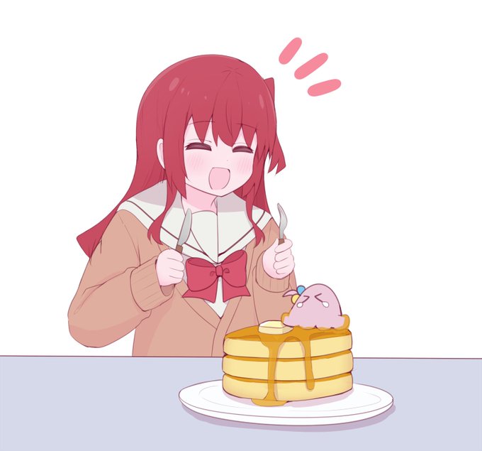 「瞑目 ホットケーキ」のTwitter画像/イラスト(新着)