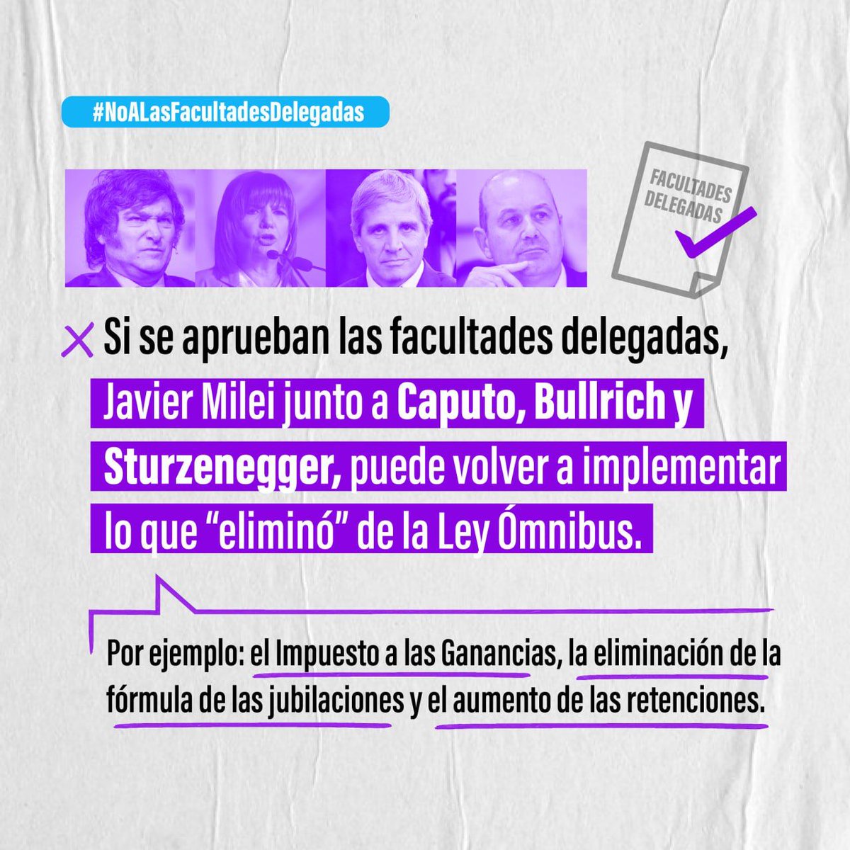 bebasoria's tweet photo. ⚠️ Quieren vender nuestro país y otorgarle a Javier Milei la facultad de gobernar por decreto.
 
‼️ No lo podemos permitir.  
 
Con la Ley Ómnibus, Argentina está en venta 💸 https://t.co/ezjPgpjehB