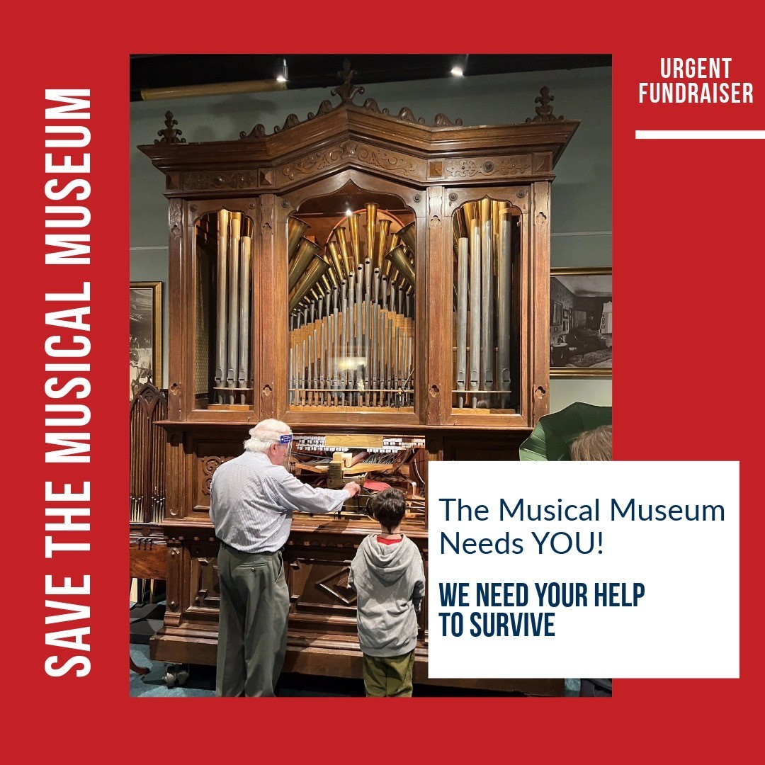 We urgently need your help for the survival of the Musical Museum. ⁣ ⁣ Visit our GoFundMe page at the link in bio, or via musicalmuseum.co.uk to make a donation or find out more. ⁣ ⁣ Thank you for your kindness and support!