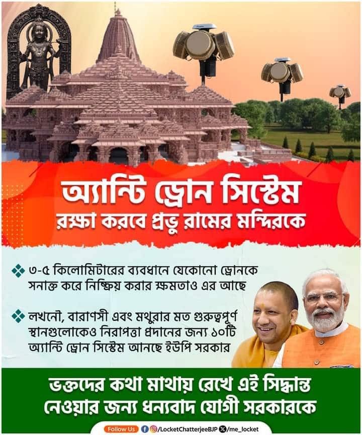 BilleswarSingha's tweet image. রাম মন্দিরের নিরাপত্তার জন্য ইজরায়েল থেকে আসছে শক্তিশালী অ্যান্টি ড্রোন সিস্টেম। #RamMandir #DroneSystem
narendramodi.in/network/userpo…

via MyNt
