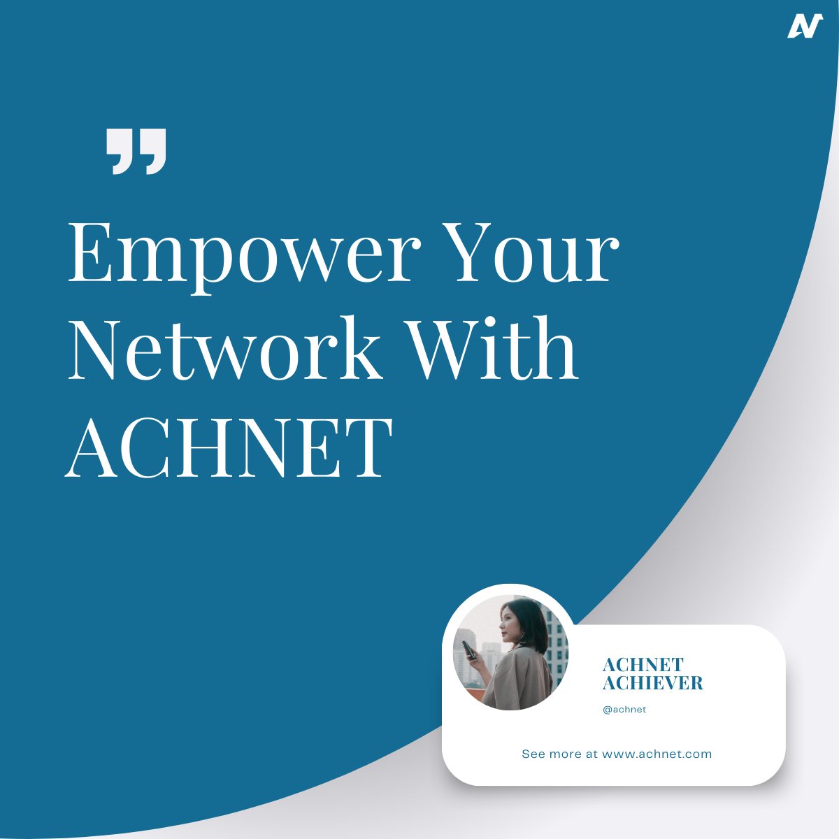 Connect, collaborate, and thrive in your industry. Showcase yourself with ACHNET and unlock a world of career possibilities. 

Your success journey starts with strong connections!

#NetworkingPower #CareerOpportunities #ProfessionalGrowth
bit.ly/4beNsO1