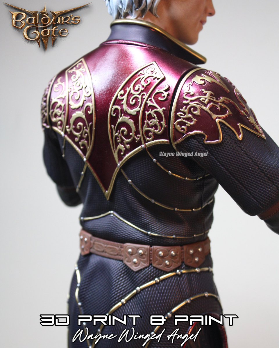 WWA_wayne's tweet photo. Final 🥹

This STL is beautifully sculpted by @h3llcreator , I print this in 1/4 scale, total height of 53cm, using High Grade Industrial SLA Printer. Anyone who wanted some unique collectible to be 3D Print &amp; Paint, PM/DM me anytime! 

#baldursgate3 #baldursgate #astarion https://t.co/kOXFTzbXj3