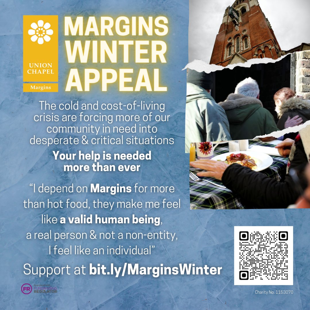 In these cold months of rising costs, demand for our services continues to grow as more find themselves facing homelessness & critical living crisis. Join our Winter Appeal to help us improve lives with our frontline & long-term support at bit.ly/MarginsWinter #MarginsWinter