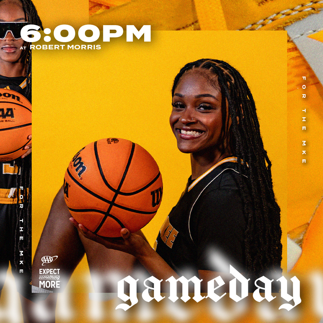 GameDay in Pennsylvania! (𝑆𝑡𝑎𝑡𝑒 #8 𝑡ℎ𝑖𝑠 𝑠𝑒𝑎𝑠𝑜𝑛) @MKE_WBB 🆚 @RMUWBasketball ⏰ 6:00 pm (CT) 📍 Moon Township, Pa. 📻📺📊 mkepanthers.com/coverage 🎙️ @MMenzl #ForTheMKE | #HLWBB