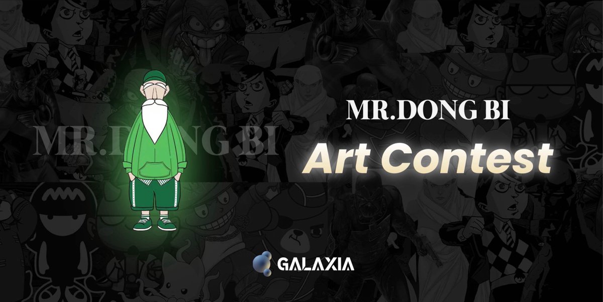 GalaxiaMeta_'s tweet photo. Galaxia Event 4: "MR.DONGBI Art Contest" 🌟🎨
Express your creativity and showcase your unique take on MR.DONGBI through art.
More details on Discord 👉https://t.co/12qHwLoOWb https://t.co/5Y9ize7gi1
